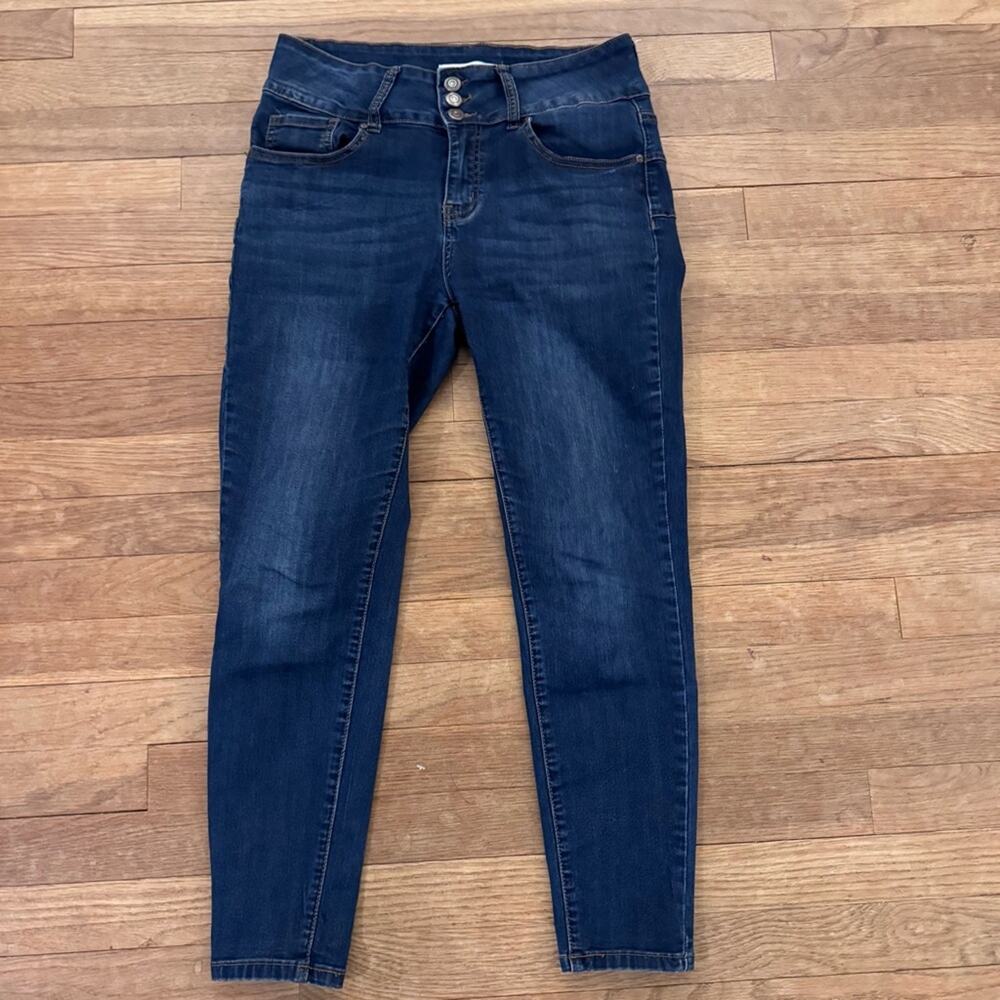 Telepatía Women's Dark Wash Skinny Jeans - 9/29  b12